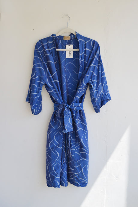 Raw Silk Pool Robe