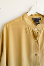 Gold Silk Tunic Blouse