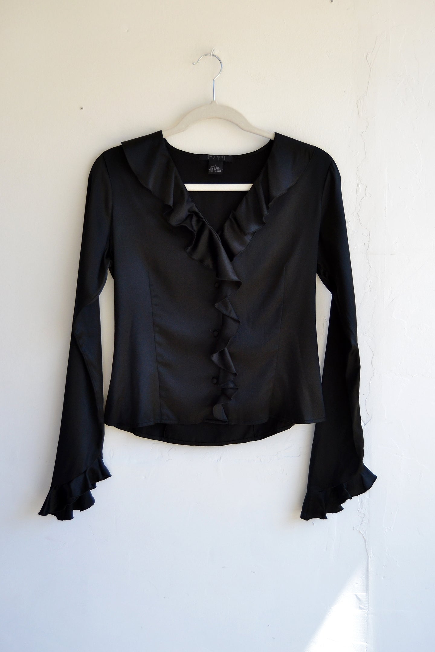 Silk Ruffle Blouse