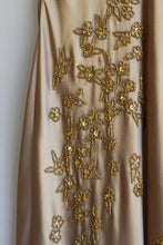 Gold Beaded Maxi Dress