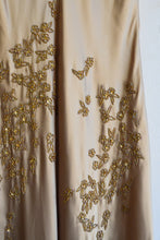 Gold Beaded Maxi Dress