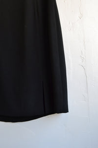 Black Silk Mini Dress