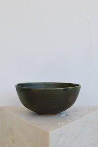Dark Green Ceramic Bowl