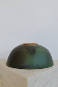 Dark Green Ceramic Bowl